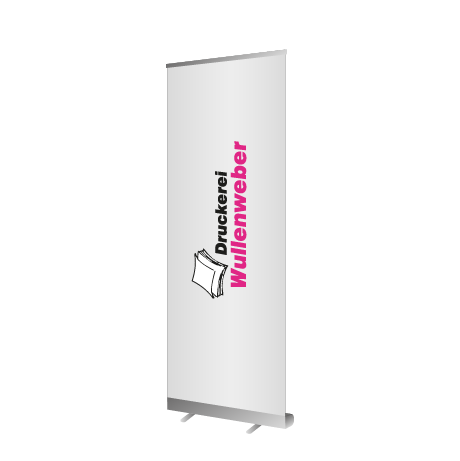 Roll-Up Budget | B 60 cm x H 160 cm | einseitig bedruckt